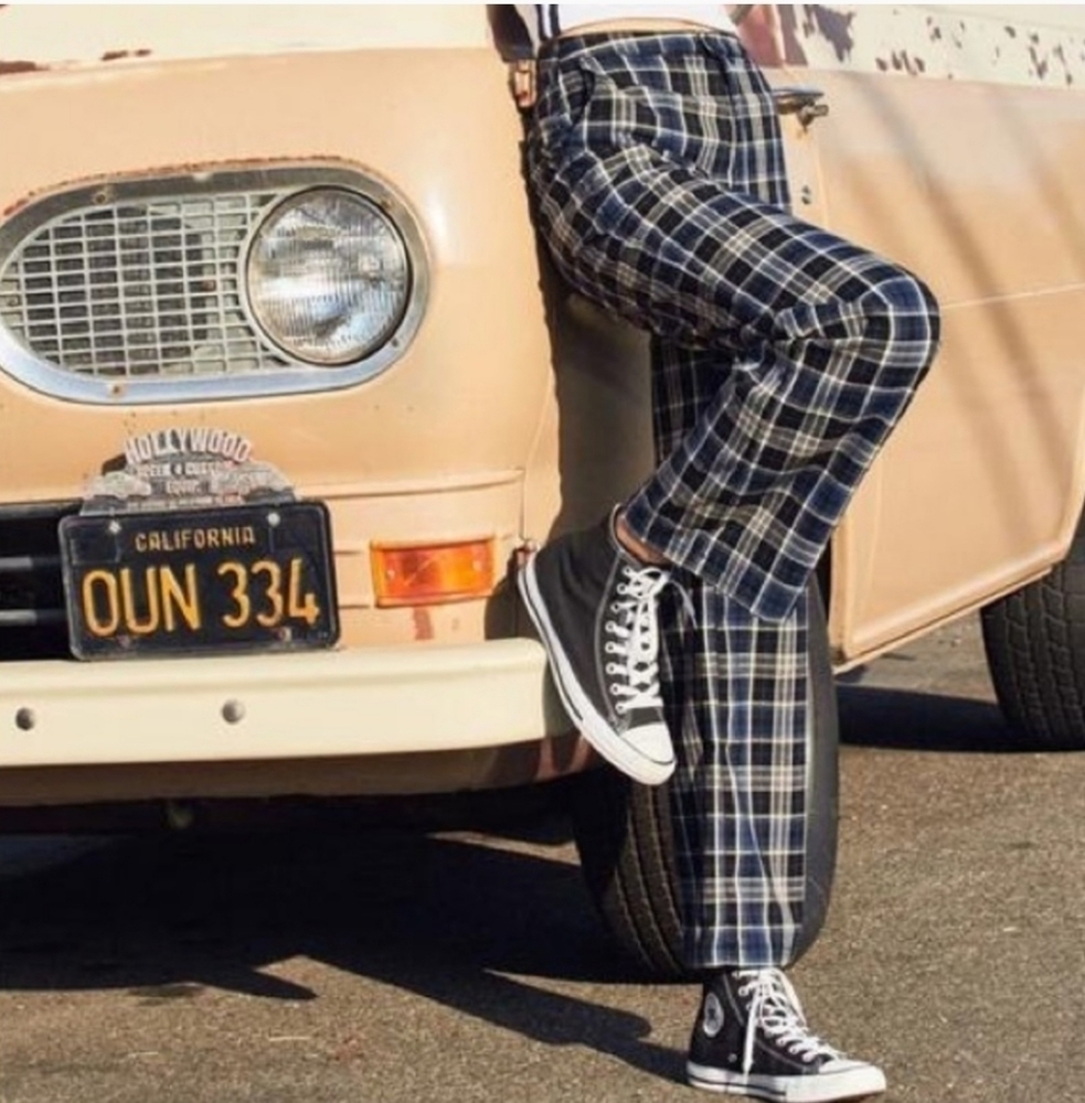 John Galt Brandy Melville Valentina Plaid Pants One Size